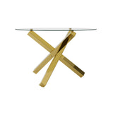 LPD Home Capri Dining Table – Gold