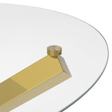 LPD Home Capri Dining Table – Gold