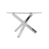 LPD Home Capri Dining Table – Silver