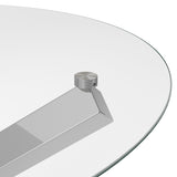 LPD Home Capri Dining Table – Silver