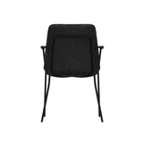 LPD Home Carlo Dining Chair with Arms – Onyx – Set of 2
