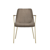 LPD Home Carlo Dining Chair with Arms – Taupe – Set of 2