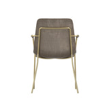 LPD Home Carlo Dining Chair with Arms – Taupe – Set of 2