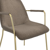 LPD Home Carlo Dining Chair with Arms – Taupe – Set of 2