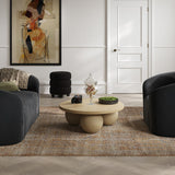 LPD Home Emi Stool – Black Boucle