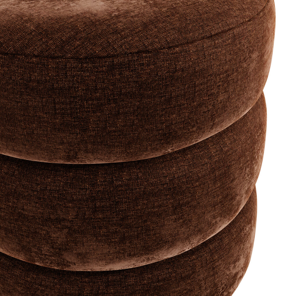 LPD Home Emi Stool – Brandy Chenille
