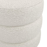 LPD Home Emi Stool – Ivory Boucle