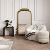 LPD Home Emi Stool – Ivory Boucle