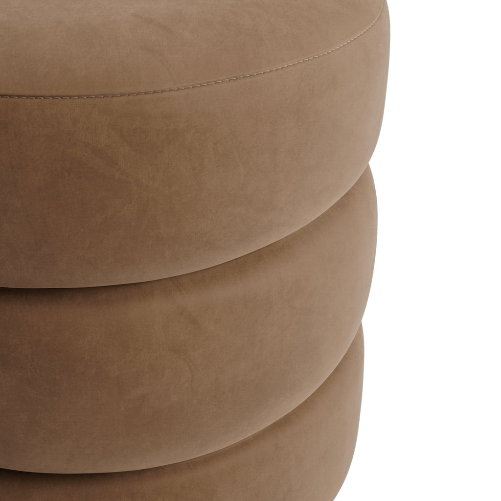 LPD Home Emi Stool – Mole Velvet