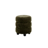 LPD Home Emi Stool – Olive Chenille