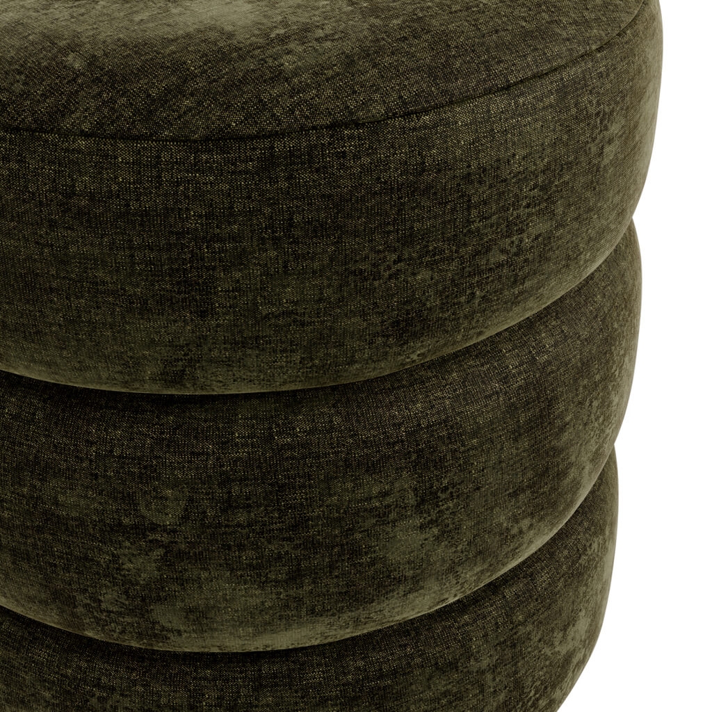 LPD Home Emi Stool – Olive Chenille
