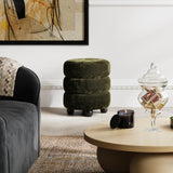 LPD Home Emi Stool – Olive Chenille