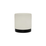 LPD Home Ivory Boucle Pouffe – Small
