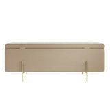 LPD Home Lola Storage Ottoman – Beige