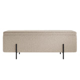 LPD Home Lola Storage Ottoman – Buff
