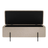 LPD Home Lola Storage Ottoman – Buff