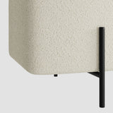LPD Home Lola Storage Ottoman – Ivory