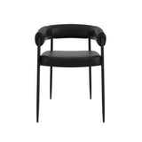 LPD Home Queens Dining Chair – Black – Set of 2