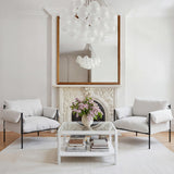 LPD Home Ray Coffee Table – White