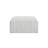 LPD Home Ryder Pouffe – Chalk Stripe