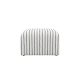 LPD Home Ryder Pouffe – Chalk Stripe