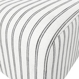 LPD Home Ryder Pouffe – Chalk Stripe