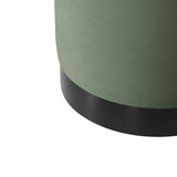 LPD Home Sage Velvet Pouffe – Small
