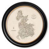 c.1806 County Maps of England - Round
