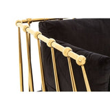 Laurent Chair with Metallic Gold Finish