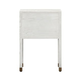 Liang & Eimil Alcudia Bedside Table - Ivory Brushed/Antique Brass