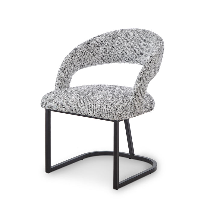 Liang & Eimil Alfie Dining Chair (CRIB 5) – Talbot Freckle & Matt Black