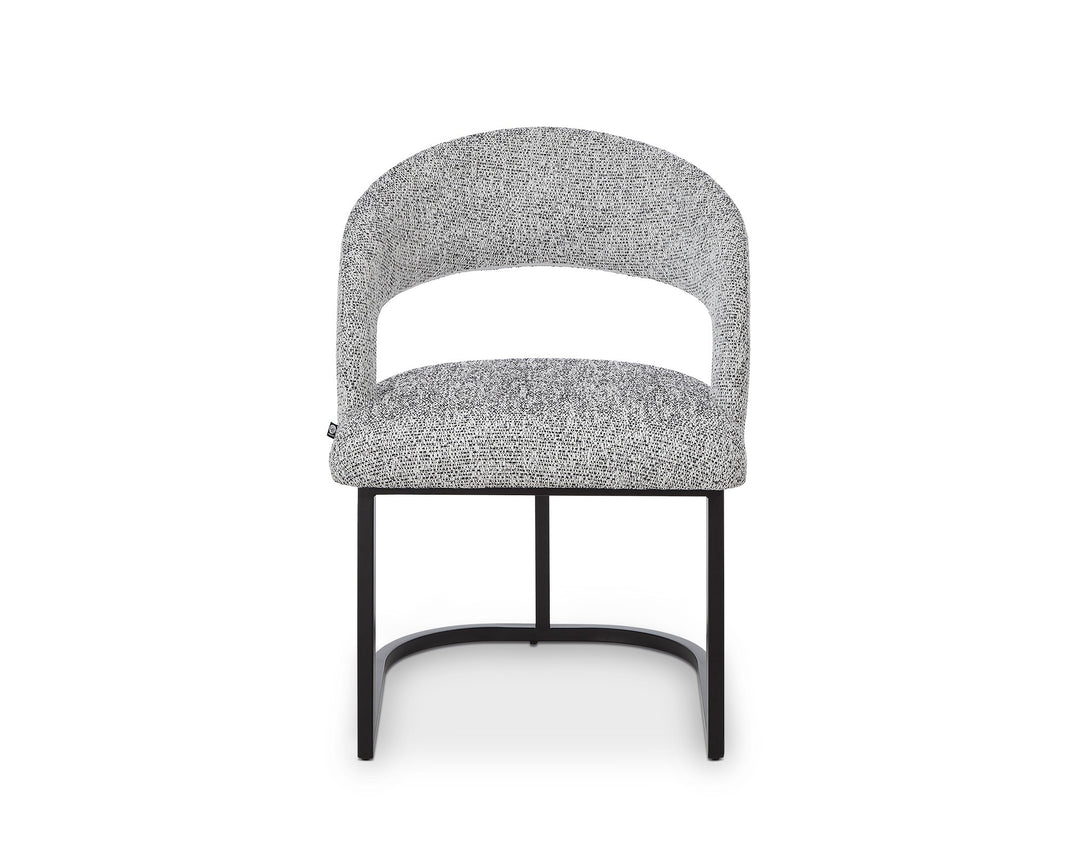 Liang & Eimil Alfie Dining Chair (CRIB 5) – Talbot Freckle & Matt Black