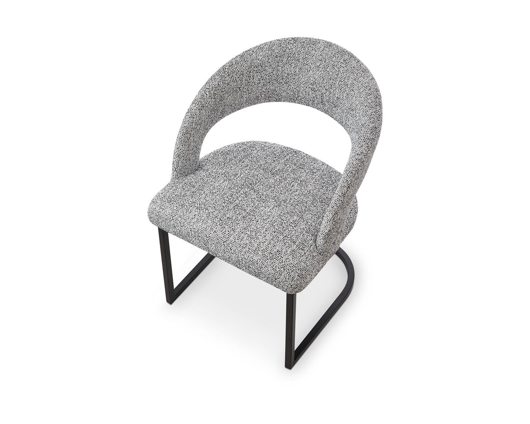 Liang & Eimil Alfie Dining Chair (CRIB 5) – Talbot Freckle & Matt Black