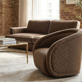 Liang & Eimil Alice Swivel Occasional Chair – Capela Fennel Seed (CRIB 5)