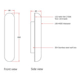 Liang & Eimil Alura IP44 Wall Light - Alabaster and Brushed Brass
