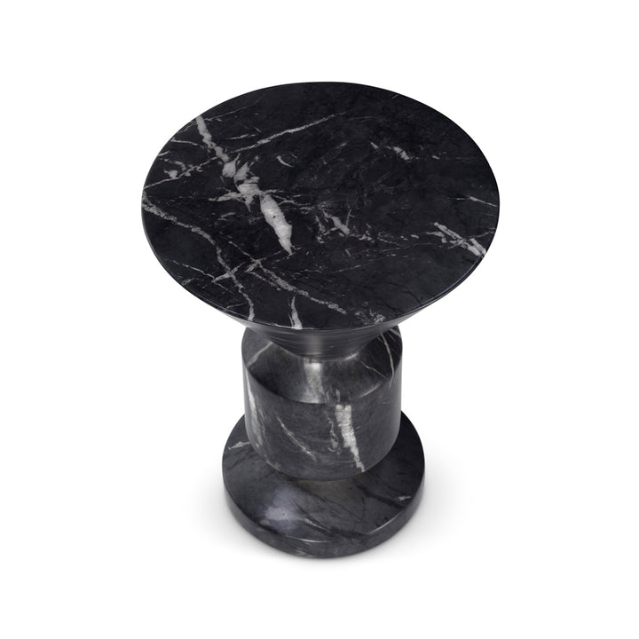 Liang & Eimil Argos Side Table – Black Marquina Faux Marble