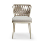 Liang & Eimil Ariana Outdoor Dining Chair – Forest Beige & Warm Ivory (CRIB 5) – Set of 2