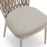 Liang & Eimil Ariana Outdoor Dining Chair – Forest Beige & Warm Ivory (CRIB 5) – Set of 2