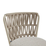 Liang & Eimil Ariana Outdoor Dining Chair – Forest Beige & Warm Ivory (CRIB 5) – Set of 2