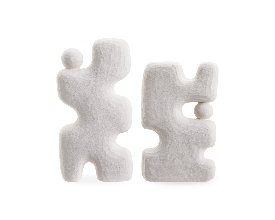 Liang & Eimil Zion Ceramic Sculpture – White