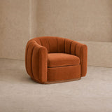 Liang & Eimil Arles Occasional Chair – Melbourne Clay Velvet