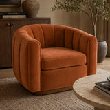 Liang & Eimil Arles Occasional Chair – Melbourne Clay Velvet