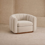 Liang & Eimil Arles Occasional Chair – Melbourne Stone Velvet