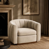 Liang & Eimil Arles Occasional Chair – Melbourne Stone Velvet