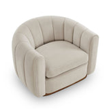 Liang & Eimil Arles Occasional Chair – Melbourne Stone Velvet