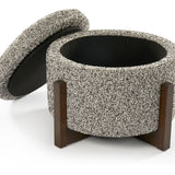 Liang & Eimil Asti Ottoman – Dexter Sparkle Stone