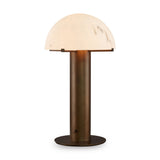 Liang & Eimil Aston Table Lamp – Alabaster Effect and Antique Brass