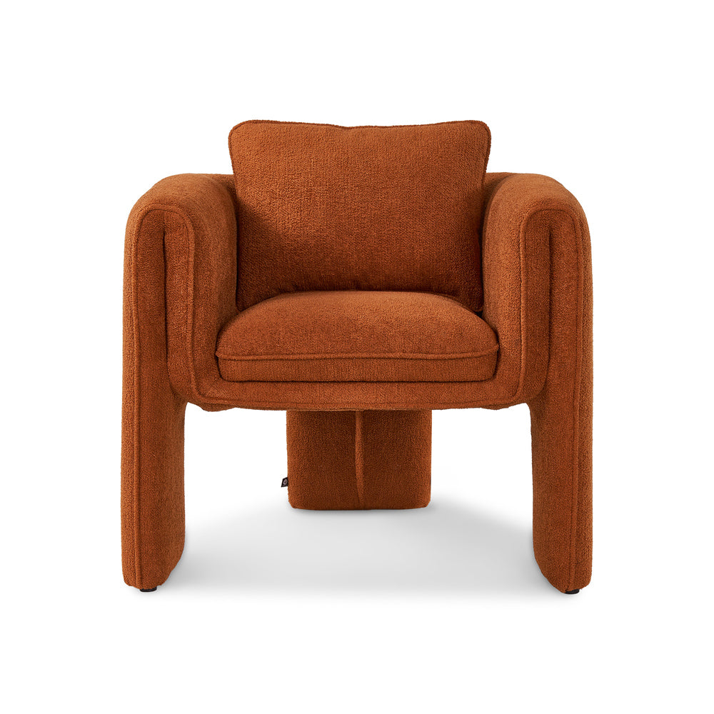 Liang & Eimil Bloom Occasional Chair – Lander Rust Chenille