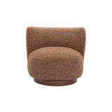Liang & Eimil Bruno Swivel Occasional Chair – Norfolk Brown & Mid Brown