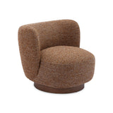 Liang & Eimil Bruno Swivel Occasional Chair – Norfolk Brown & Mid Brown